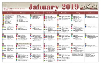 Activity Calendar of Waterford Place Health Campus, Assisted Living, Nursing Home, Independent Living, CCRC, Kokomo, IN 6
