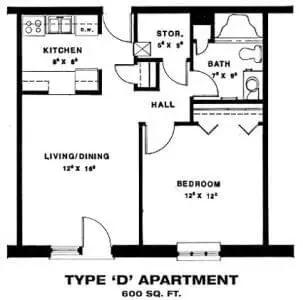 Floorplan of Ephrata Manor, Assisted Living, Nursing Home, Independent Living, CCRC, Ephrata, PA 4