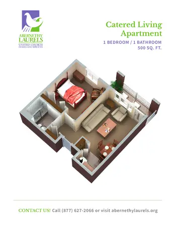 Floorplan of Abernethy Laurels, Assisted Living, Nursing Home, Independent Living, CCRC, Newton, NC 11
