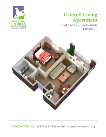 Floorplan of Abernethy Laurels, Assisted Living, Nursing Home, Independent Living, CCRC, Newton, NC 12