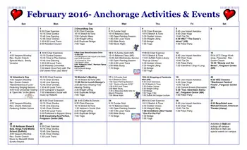 Activity Calendar of Lake Prince Woods, Assisted Living, Nursing Home, Independent Living, CCRC, Suffolk, VA 1