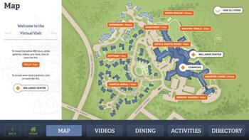 Campus Map of Lake Prince Woods, Assisted Living, Nursing Home, Independent Living, CCRC, Suffolk, VA 1