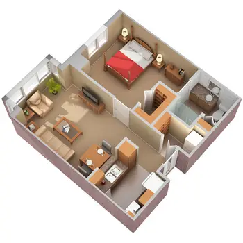 Floorplan of Lake Prince Woods, Assisted Living, Nursing Home, Independent Living, CCRC, Suffolk, VA 2