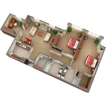 Floorplan of Lake Prince Woods, Assisted Living, Nursing Home, Independent Living, CCRC, Suffolk, VA 4