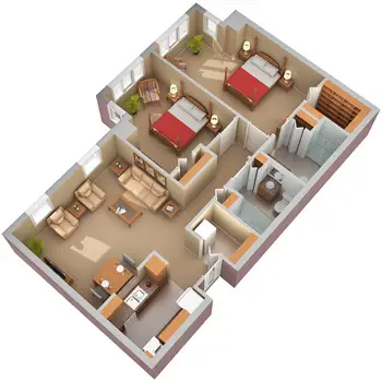 Floorplan of Lake Prince Woods, Assisted Living, Nursing Home, Independent Living, CCRC, Suffolk, VA 5