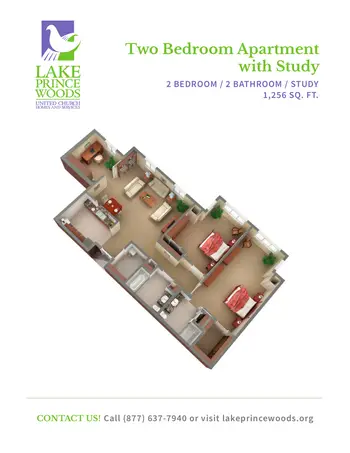 Floorplan of Lake Prince Woods, Assisted Living, Nursing Home, Independent Living, CCRC, Suffolk, VA 9