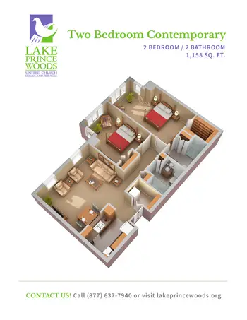 Floorplan of Lake Prince Woods, Assisted Living, Nursing Home, Independent Living, CCRC, Suffolk, VA 13