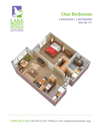 Floorplan of Lake Prince Woods, Assisted Living, Nursing Home, Independent Living, CCRC, Suffolk, VA 14