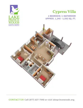 Floorplan of Lake Prince Woods, Assisted Living, Nursing Home, Independent Living, CCRC, Suffolk, VA 15
