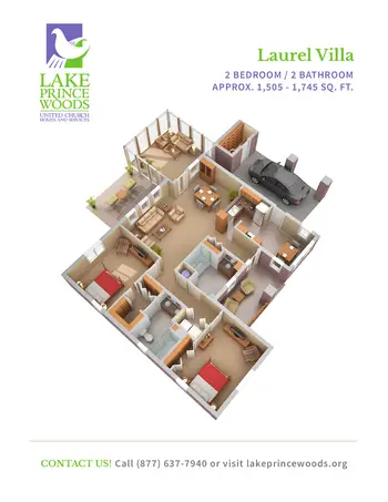 Floorplan of Lake Prince Woods, Assisted Living, Nursing Home, Independent Living, CCRC, Suffolk, VA 17