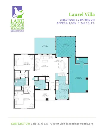 Floorplan of Lake Prince Woods, Assisted Living, Nursing Home, Independent Living, CCRC, Suffolk, VA 18