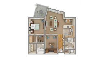 Floorplan of Lake Prince Woods, Assisted Living, Nursing Home, Independent Living, CCRC, Suffolk, VA 1
