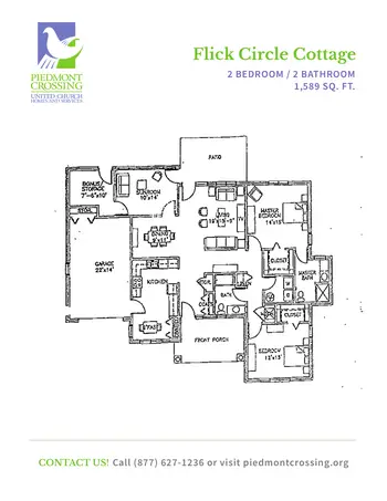 Floorplan of Piedmont Crossing, Assisted Living, Nursing Home, Independent Living, CCRC, Thomasville, NC 13
