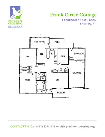 Floorplan of Piedmont Crossing, Assisted Living, Nursing Home, Independent Living, CCRC, Thomasville, NC 15