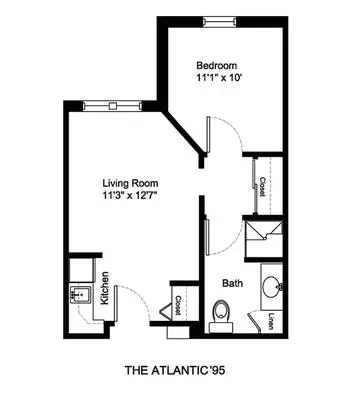 Floorplan of The Shores, Assisted Living, Nursing Home, Independent Living, CCRC, Ocean City, NJ 3