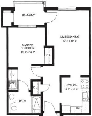 Floorplan of Silver Maples, Assisted Living, Nursing Home, Independent Living, CCRC, Chelsea, MI 5