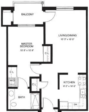 Floorplan of Silver Maples, Assisted Living, Nursing Home, Independent Living, CCRC, Chelsea, MI 6