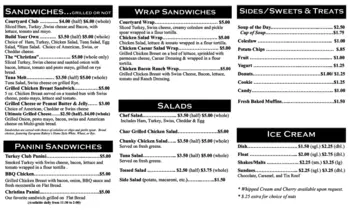 Dining menu of Silver Maples, Assisted Living, Nursing Home, Independent Living, CCRC, Chelsea, MI 10