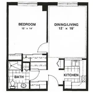 Floorplan of Parkvue, Assisted Living, Nursing Home, Independent Living, CCRC, Sandusky, OH 1