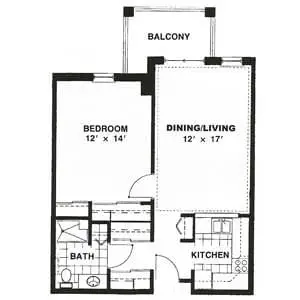Floorplan of Parkvue, Assisted Living, Nursing Home, Independent Living, CCRC, Sandusky, OH 2