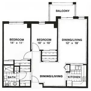 Floorplan of Parkvue, Assisted Living, Nursing Home, Independent Living, CCRC, Sandusky, OH 3
