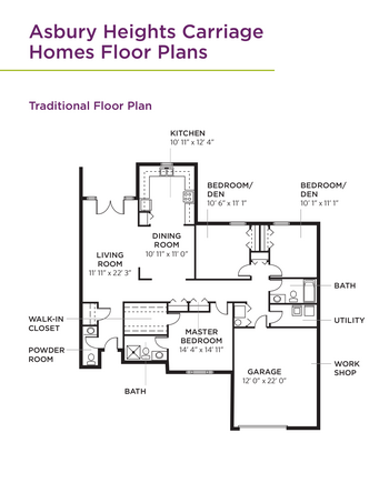 Floorplan of Asbury Heights, Assisted Living, Nursing Home, Independent Living, CCRC, Pittsburgh, PA 6