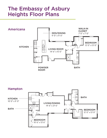 Floorplan of Asbury Heights, Assisted Living, Nursing Home, Independent Living, CCRC, Pittsburgh, PA 10