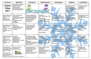 Activity Calendar of Asbury Heights, Assisted Living, Nursing Home, Independent Living, CCRC, Pittsburgh, PA 7