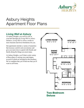 Floorplan of Asbury Heights, Assisted Living, Nursing Home, Independent Living, CCRC, Pittsburgh, PA 15