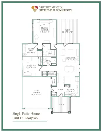 Floorplan of Vincentian Villa, Assisted Living, Nursing Home, Independent Living, CCRC, Pittsburgh, PA 5