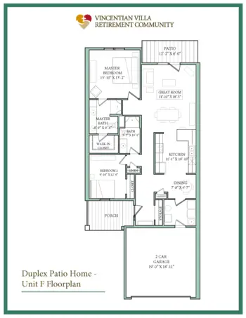 Floorplan of Vincentian Villa, Assisted Living, Nursing Home, Independent Living, CCRC, Pittsburgh, PA 7