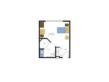 Floorplan of Larksfield Place, Assisted Living, Nursing Home, Independent Living, CCRC, Wichita, KS 14
