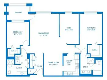 Floorplan of Vi at Highlands Ranch, Assisted Living, Nursing Home, Independent Living, CCRC, Highlands Ranch, CO 3