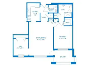 Floorplan of Vi at Highlands Ranch, Assisted Living, Nursing Home, Independent Living, CCRC, Highlands Ranch, CO 8