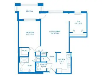 Floorplan of Vi at Highlands Ranch, Assisted Living, Nursing Home, Independent Living, CCRC, Highlands Ranch, CO 9