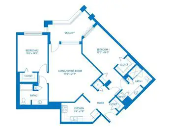 Floorplan of Vi at Highlands Ranch, Assisted Living, Nursing Home, Independent Living, CCRC, Highlands Ranch, CO 10