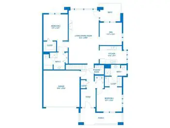Floorplan of Vi at Highlands Ranch, Assisted Living, Nursing Home, Independent Living, CCRC, Highlands Ranch, CO 12