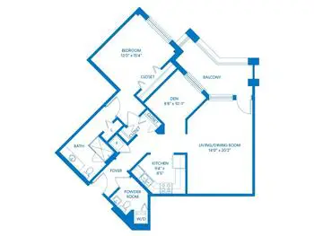 Floorplan of Vi at Highlands Ranch, Assisted Living, Nursing Home, Independent Living, CCRC, Highlands Ranch, CO 15