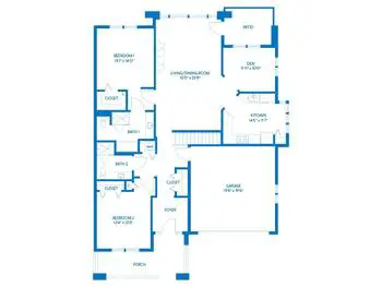 Floorplan of Vi at Highlands Ranch, Assisted Living, Nursing Home, Independent Living, CCRC, Highlands Ranch, CO 17
