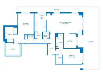 Floorplan of Vi at Highlands Ranch, Assisted Living, Nursing Home, Independent Living, CCRC, Highlands Ranch, CO 19