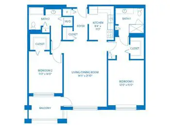 Floorplan of Vi at Highlands Ranch, Assisted Living, Nursing Home, Independent Living, CCRC, Highlands Ranch, CO 20