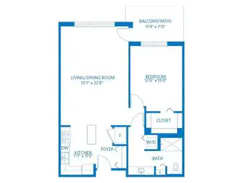 Floorplan of Vi at The Glen, Assisted Living, Nursing Home, Independent Living, CCRC, Glenview, IL 9