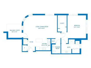 Floorplan of Vi at The Glen, Assisted Living, Nursing Home, Independent Living, CCRC, Glenview, IL 16
