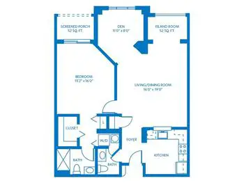 Floorplan of Hilton Head TidePointe, Assisted Living, Nursing Home, Independent Living, CCRC, Hilton Head Island, SC 18