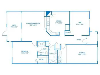 Floorplan of Vi at Lakeside Village, Assisted Living, Nursing Home, Independent Living, CCRC, Lantana, FL 10
