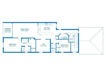 Floorplan of Vi at Bentley Village, Assisted Living, Nursing Home, Independent Living, CCRC, Naples, FL 16