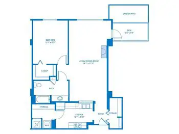 Floorplan of Vi at Palo Alto, Assisted Living, Nursing Home, Independent Living, CCRC, Palo Alto, CA 2