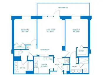Floorplan of Vi at Palo Alto, Assisted Living, Nursing Home, Independent Living, CCRC, Palo Alto, CA 11