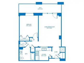 Floorplan of Vi at Palo Alto, Assisted Living, Nursing Home, Independent Living, CCRC, Palo Alto, CA 12