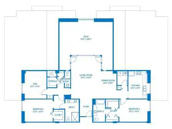Floorplan of Vi at Palo Alto, Assisted Living, Nursing Home, Independent Living, CCRC, Palo Alto, CA 14
